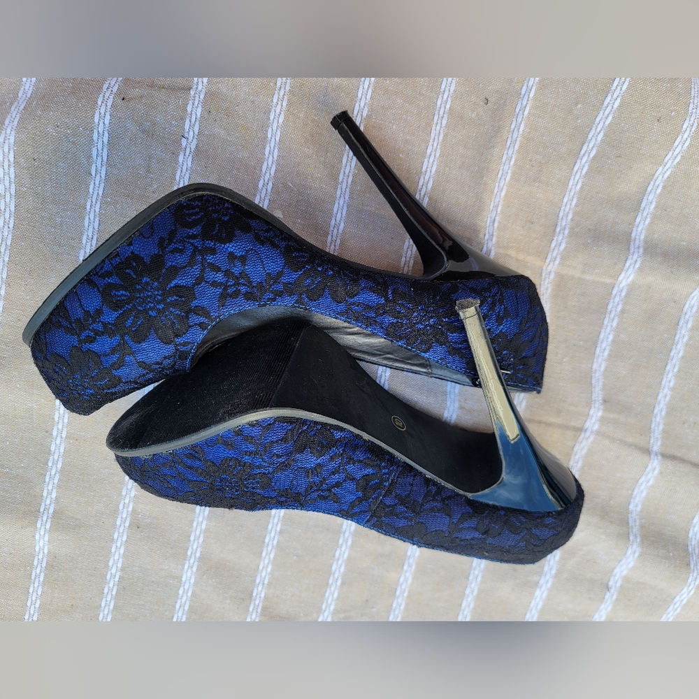 Black Lace blue High Hell